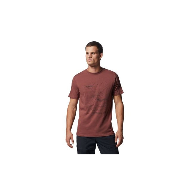 Mountain Hardwear Men's El Cap Topo Short Sleeve Tee Clay Earth