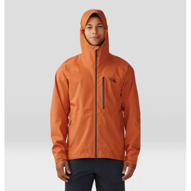 Mountain Hardwear Mens Stretch Ozonic Jacket Raw Carnelian