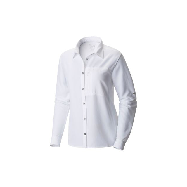 Mountain Hardwear Canyon Long Sleeve Shirt White
