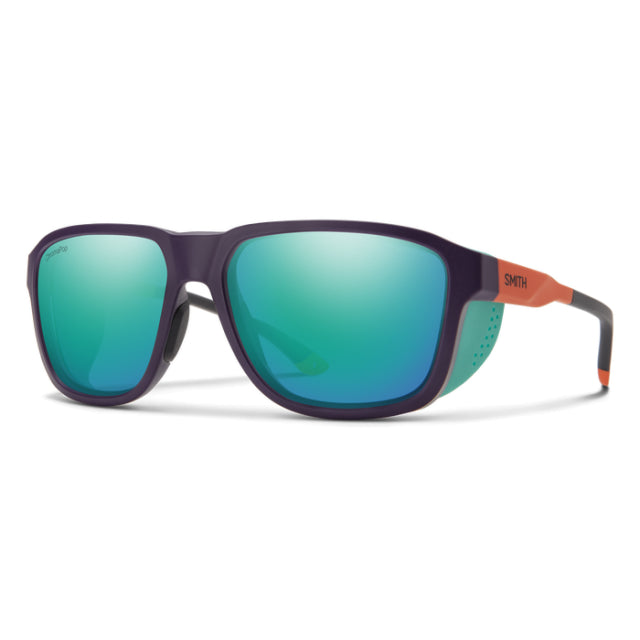 Smith Optics Embark Matte Purple / Cinder / Hi Viz - ChromaPop Polarized Opal Mirror