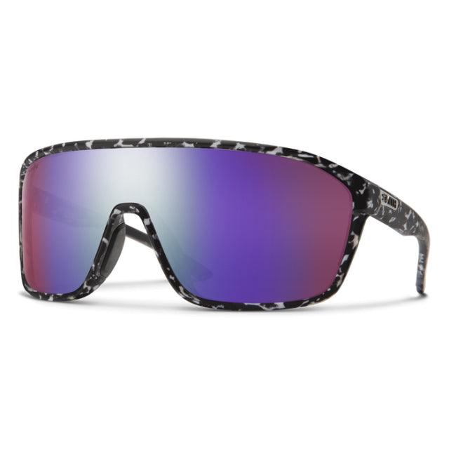 Smith Optics Boomtown Matte Black Marble - ChromaPop Polarized Violet Mirror