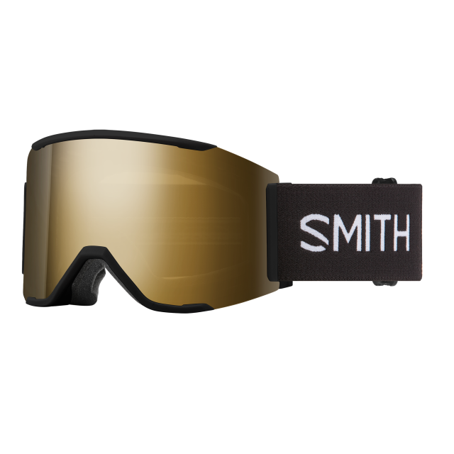 Smith Optics Squad Mag Black - ChromaPop Sun Black Gold Mirror