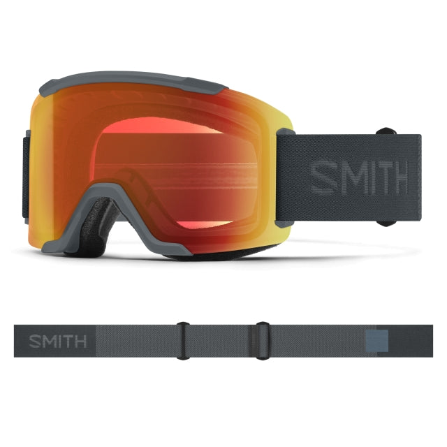 Smith Optics Squad Slate | ChromaPop Everyday Red Mirror