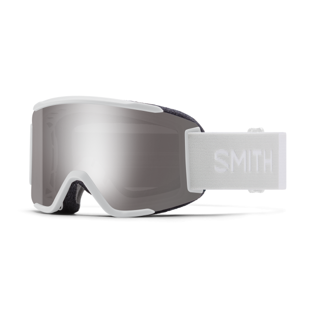 Smith Optics Squad S White Vapor - ChromaPop Sun Platinum Mirror
