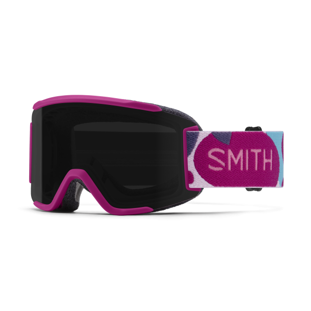 Smith Optics Squad S Fuschia Oversized Shapes + ChromaPop Sun Black