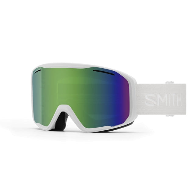 Smith Optics Blazer White - Green Sol-X Mirror
