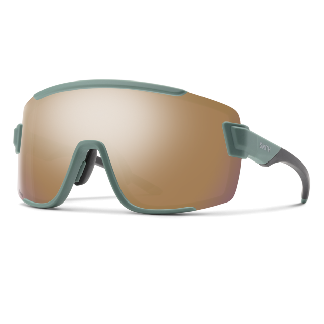 Smith Optics Wildcat Matte Alpine Green - ChromaPop Rose Gold Mirror