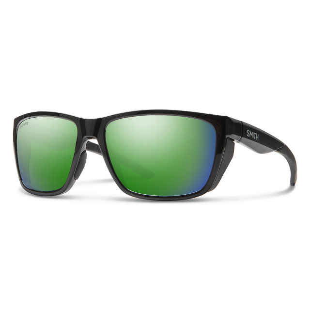 Smith Optics Longfin Black + ChromaPop Polarized Green Mirror