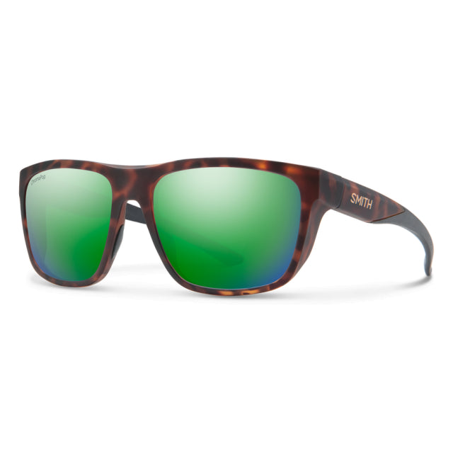 Smith Optics Barra Matte Tortoise + ChromaPop Polarized Green Mirror