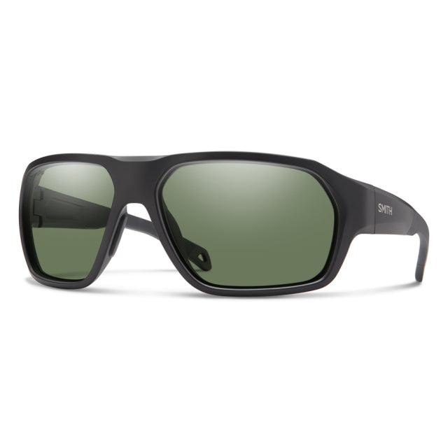 Smith Optics Deckboss Matte Black - ChromaPop Polarized Gray Green