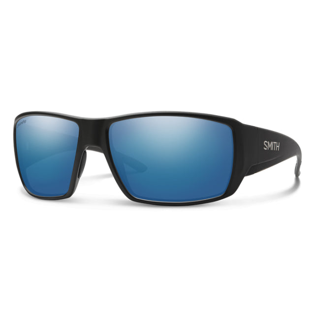 Smith Optics Guide's Choice Matte Black  - ChromaPop Polarized Blue Mirror
