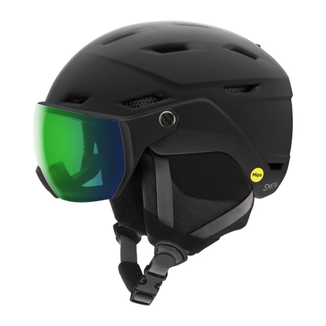 Smith Optics Survey Mips Matte Black + ChromaPop Everyday Green Mirror E005300AJ5963