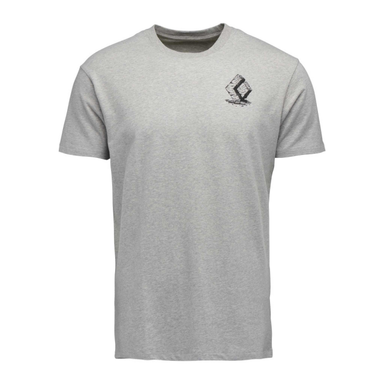 Black Diamond Boulder Ss Tee Nickel Heather