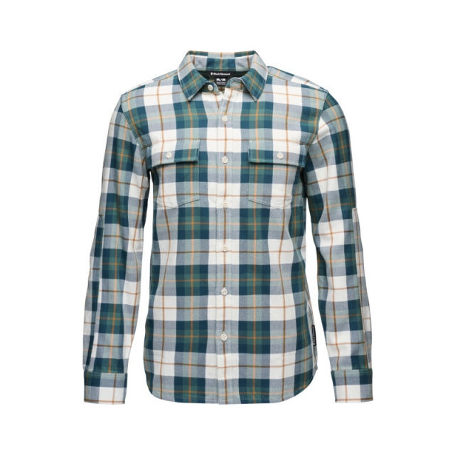 Black Diamond Project Twill Long Sleeve Shirt Raging Sea-Henna