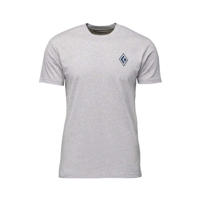 Black Diamond Heritage Alpinist Short Sleeve Tee Nickel Heather