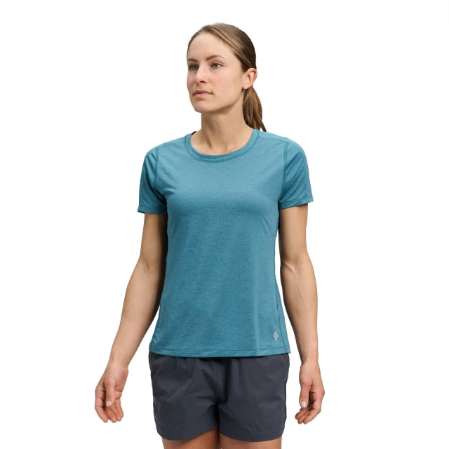 Black Diamond Lightwire Short Sleeve Tech Tee Creek Blue