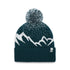 Black Diamond Tom Pom Beanie Deep Woods-White
