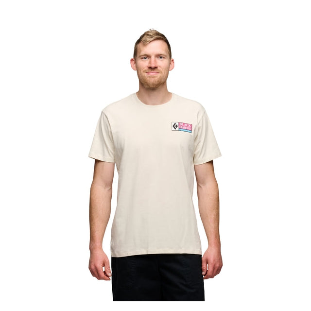 Black Diamond Mens Bd Winter Ridge Short Sleeve Tee Off White