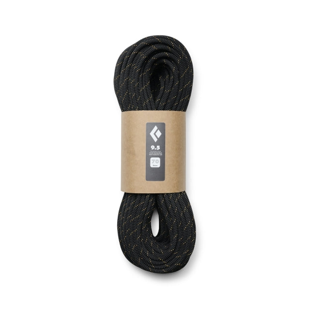Black Diamond 9.5 Static Rope 70 M Black