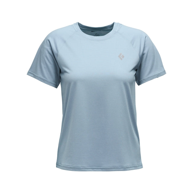 Black Diamond Womens Lightwire Short Sleeve Tee Fog Blue
