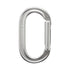Black Diamond Oval Keylock Polished