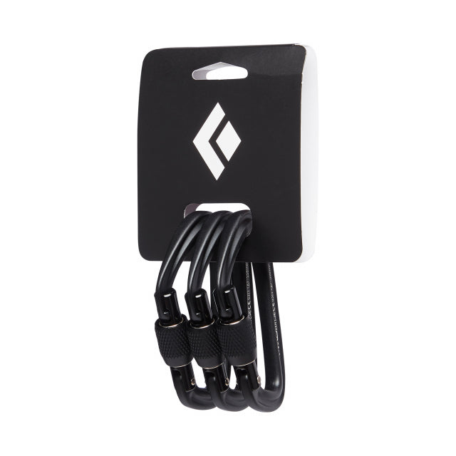 Black Diamond Hotforge Screwgate 3 Pack Black