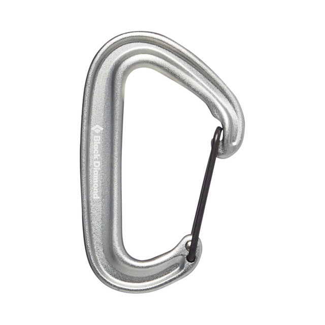 Black Diamond Miniwire Carabiner LIGHT GRAY