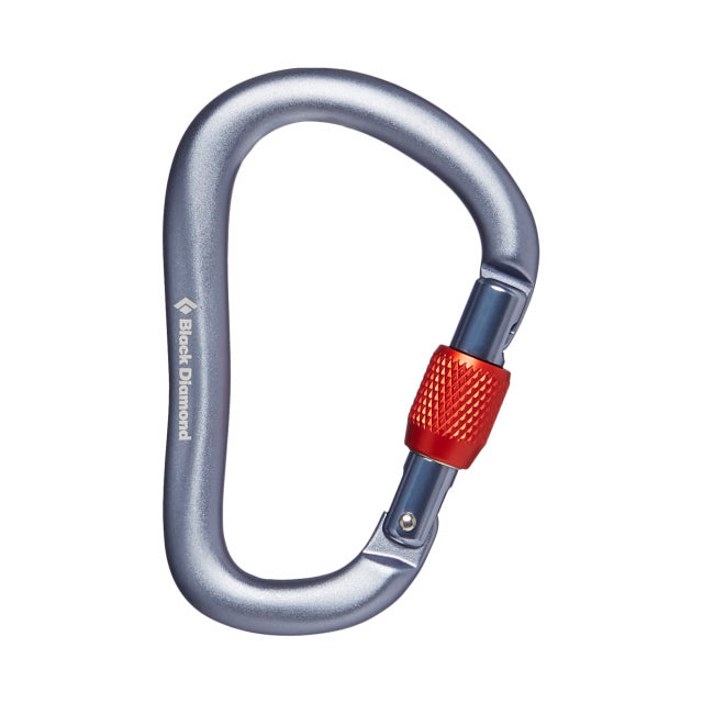 Black Diamond Rocklock Screwgate Carabiner Gray