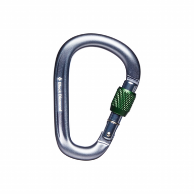 Black Diamond PearLock Screwgate Carabiner Gray