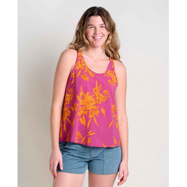 Toad&co Sunkissed Tank Flame Leaf Texture Print