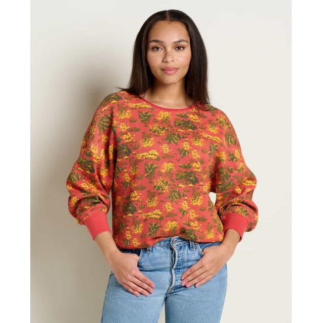 Toad&co Mccloud Ls Pullover Dreamsicle Print