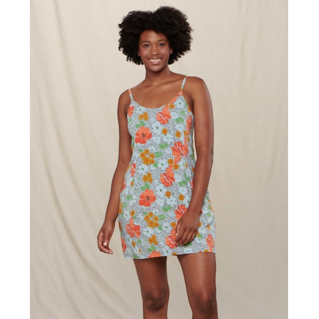 Toad&co Sunkissed Sl Skort Dress Weathered Blue Print