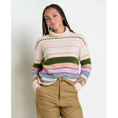 Toad&co Toddy T-neck Sweater Oatmeal Stripe