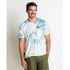 Toad&Co Men's Boundless Jersey SS Crew Pale Slate Tie Dye