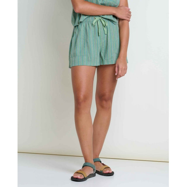 Toad&co Womens Taj Hemp Pull-on Short Sagebrush Dobby