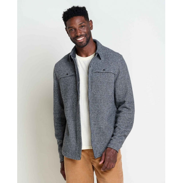Toad&co Kennicott Shirt Jacket Heather Grey Twill