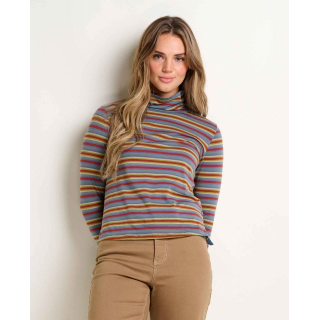 Toad&co Maisey Ls T-neck Burnt Henna Multi Stripe