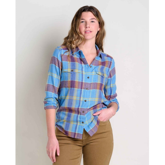 Toad&co Re-form Flannel Ls Shirt Wild Ginger Lg Plaid