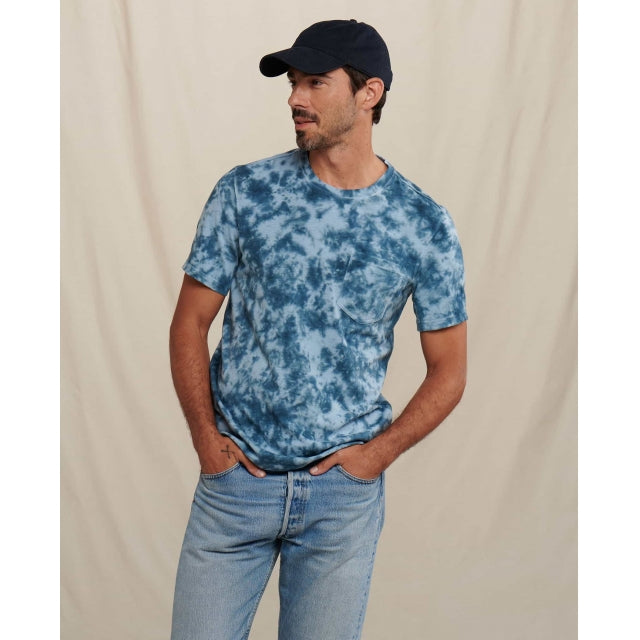 Toad&co Primo Ss Crew True Navy Tie Dye