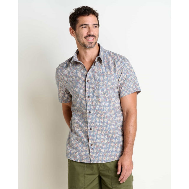 Toad&Co Men's Fletch SS Shirt North Shore Ditsy Print