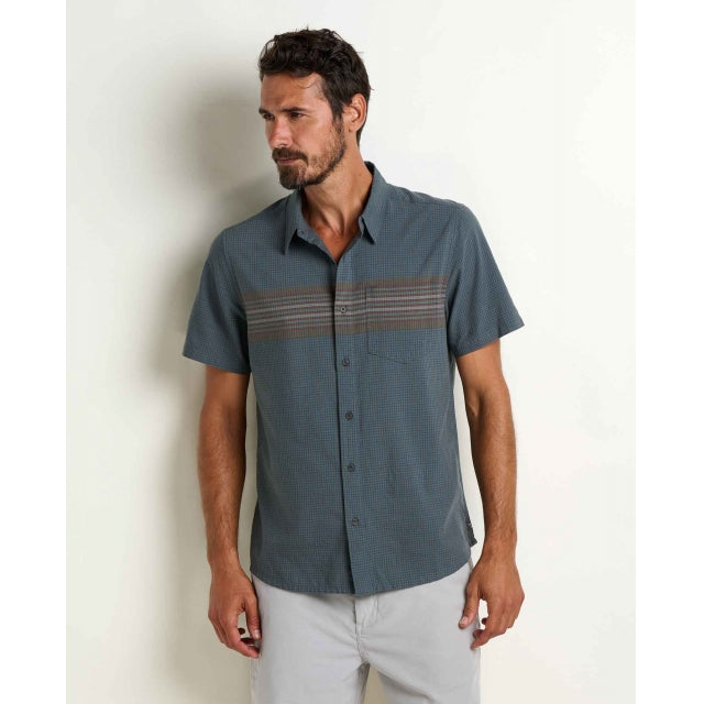Toad&co Mens Airscape Ss Shirt ink pattern
