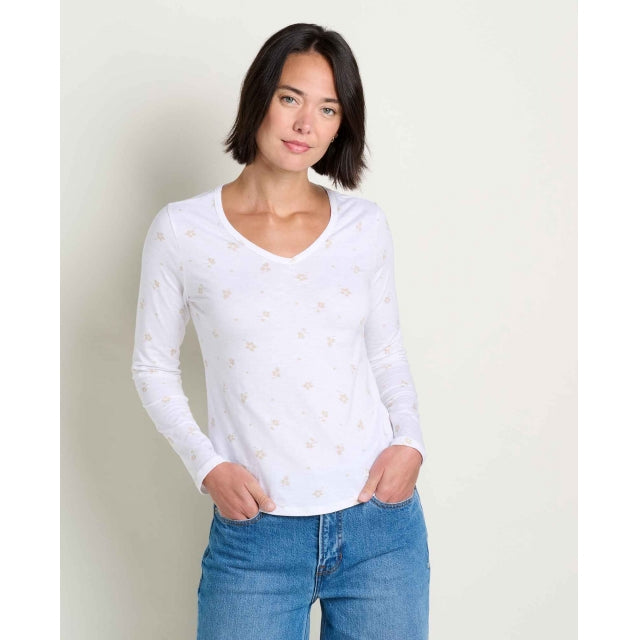 Toad&co Marley Ls Tee True White Print