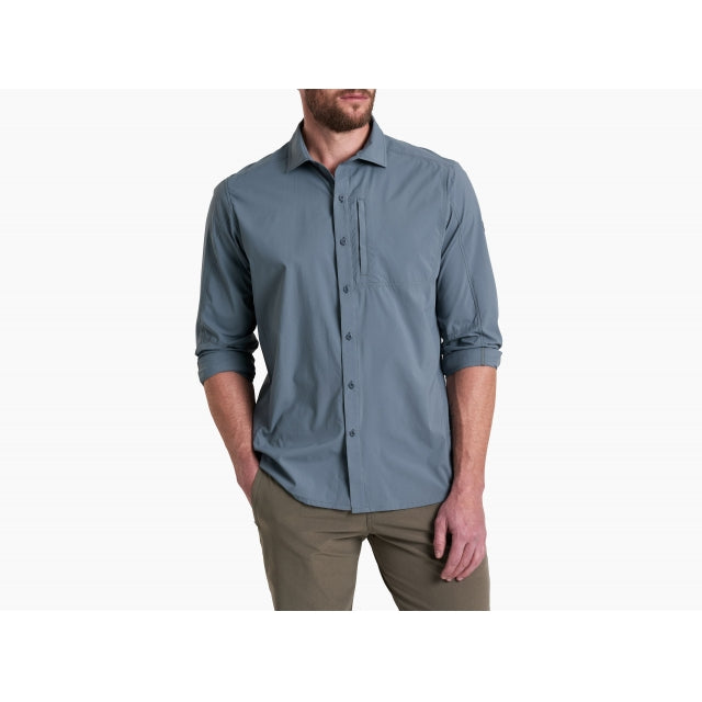 Kuhl Driftr Ls Charcoal Blue