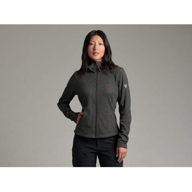 Kuhl W's Reactiv Grid Fz Hoody Carbon
