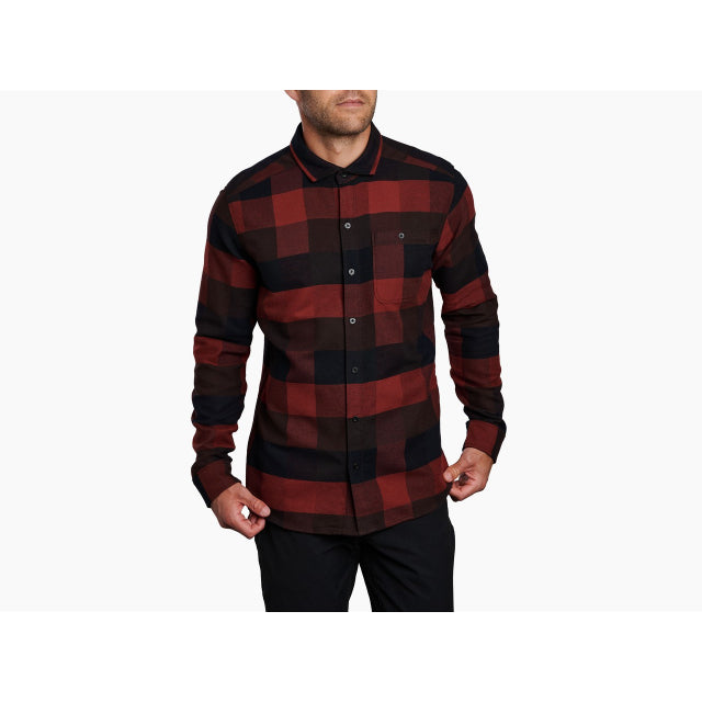 Kuhl Pixelatr Flannel Ls Oxblood