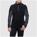 Kuhl Revel 1/4 Zip Black/Steel