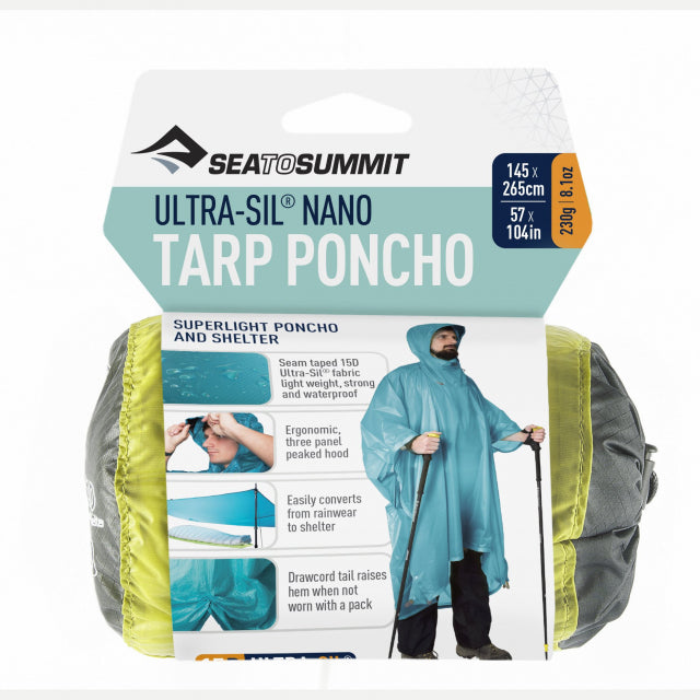 Sea To Summit Ultra-sil Nano Tarp Poncho Lime