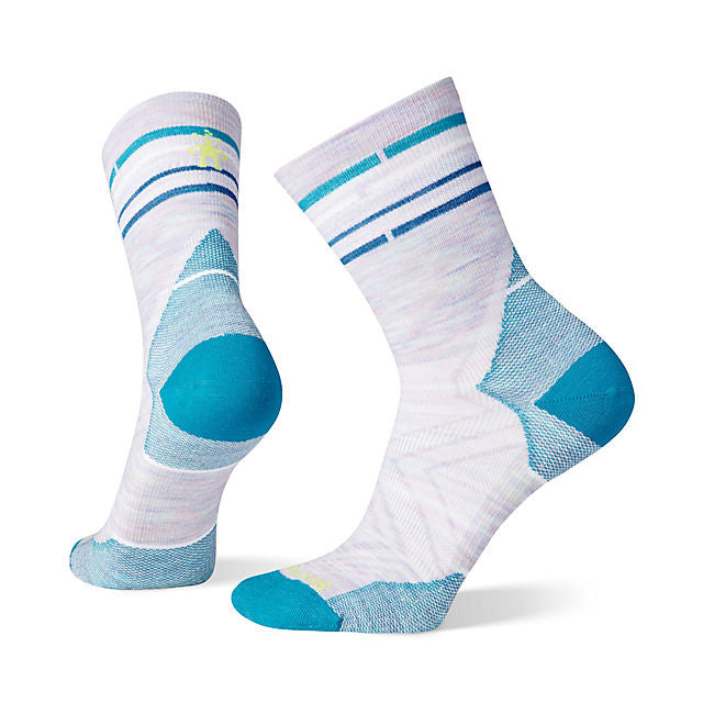 Smartwool Run Zero Cushion Mid Crew Socks Purple Eclipse