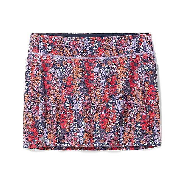 Smartwool Active Lined Skirt Ultra Violet Meadow Print
