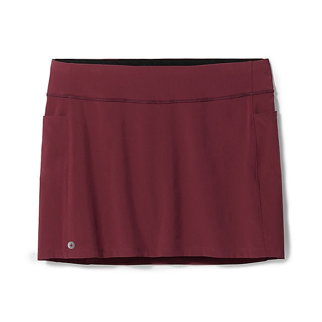 Smartwool Active Lined Skirt Black Cherry